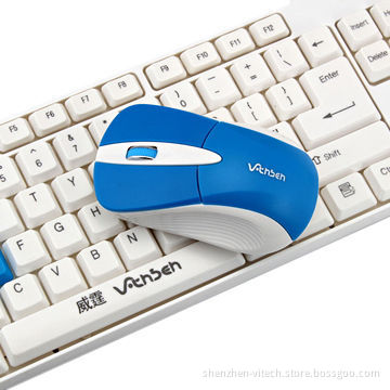 Wireless keyboard and mouse combo, mini receiver